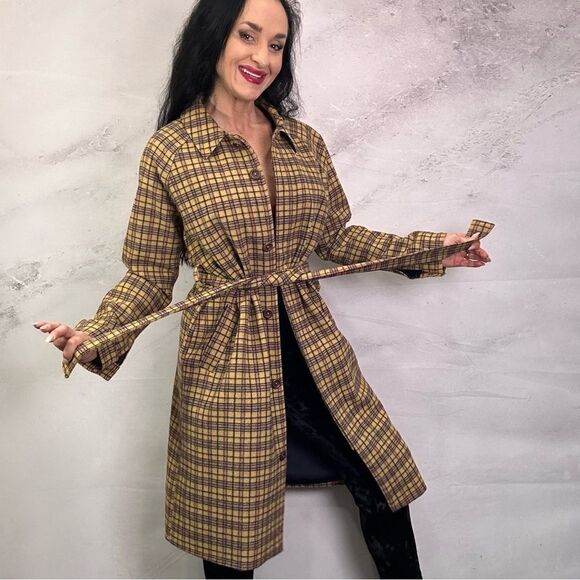 Mo:Vint New York’s long lined jacket coat - Picture 2 of 6